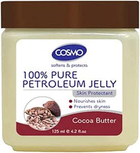 Load image into Gallery viewer, Cosmo 100% Pure Petroleum Jelly Cocoa Butter- 10.14oz/300ml and 4.2oz/125ml