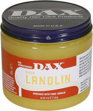 Load image into Gallery viewer, Dax with pure lanolin Super Hair Conditioner 14oz/397g and 7.5oz/213g
