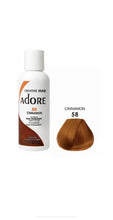 Load image into Gallery viewer, Adore Color Semi-Permanente Hair Dye 4oz/118ml - All Colours
