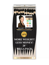 Load image into Gallery viewer, Smart Braid 10x Pack 28" Professional Pre - Stretched Easy Braid ( All Colours)