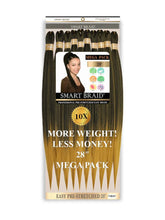 Load image into Gallery viewer, Smart Braid 10x Pack 28" Professional Pre - Stretched Easy Braid ( All Colours)