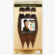 Load image into Gallery viewer, Smart Braid 3x Pack 16" Professional Pre Stretched Easy Braid (All Colours)