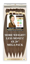 Load image into Gallery viewer, Smart Braid 6x Pack 28" Professional Pre Stretched Easy Braid (All Colours)