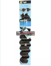 Load image into Gallery viewer, Kali Essential Mega Peruvian Remi 100% Human Hair Blended Ocean Wave Bulk,Braids
