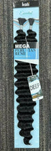 Load image into Gallery viewer, Kali Essential Mega Peruvian Remi 100% Human Hair Blended Deep Twist Bulk 28"