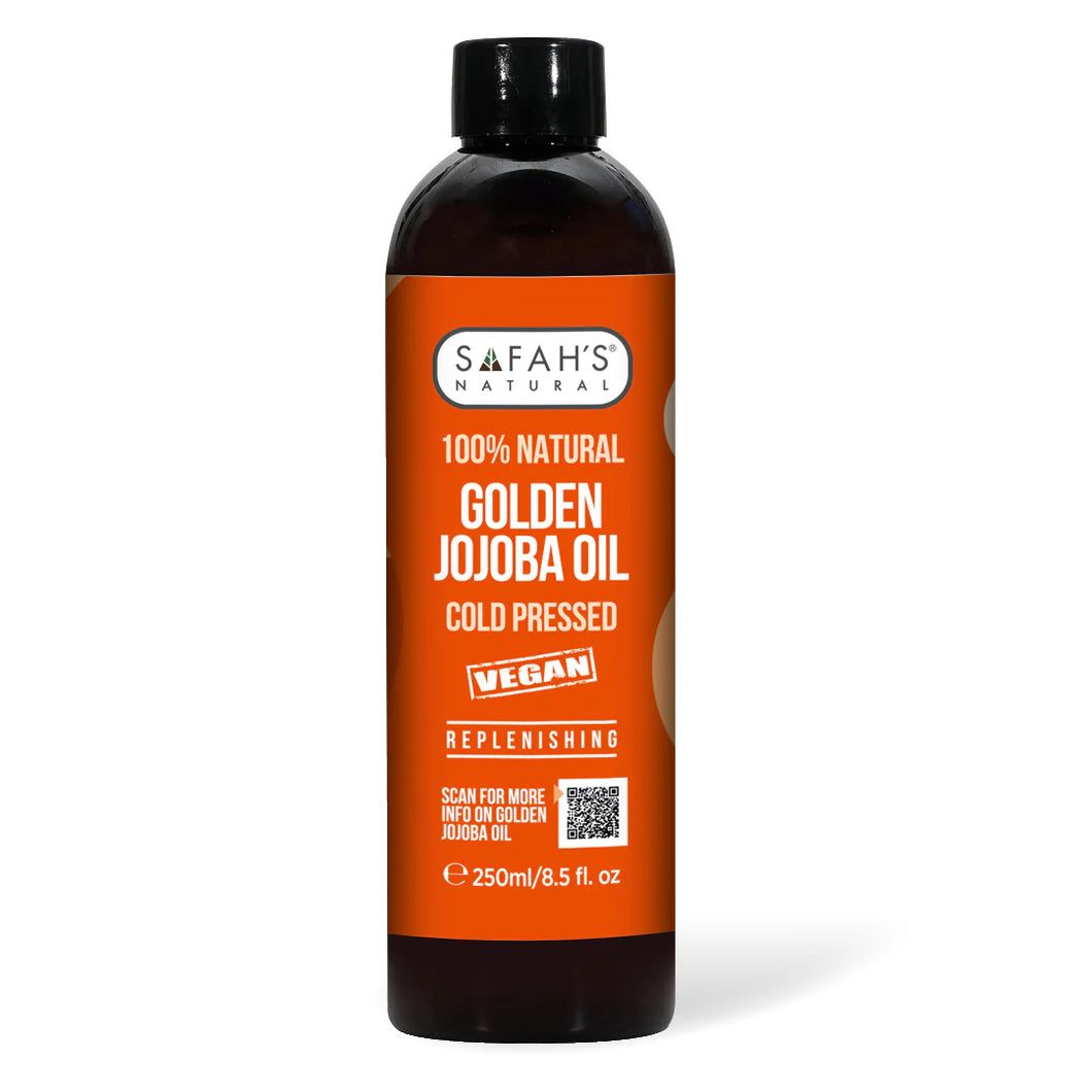 Safah's 100% Natural Cold Pressed Golden Jojoba Oil 8.5oz/250ml