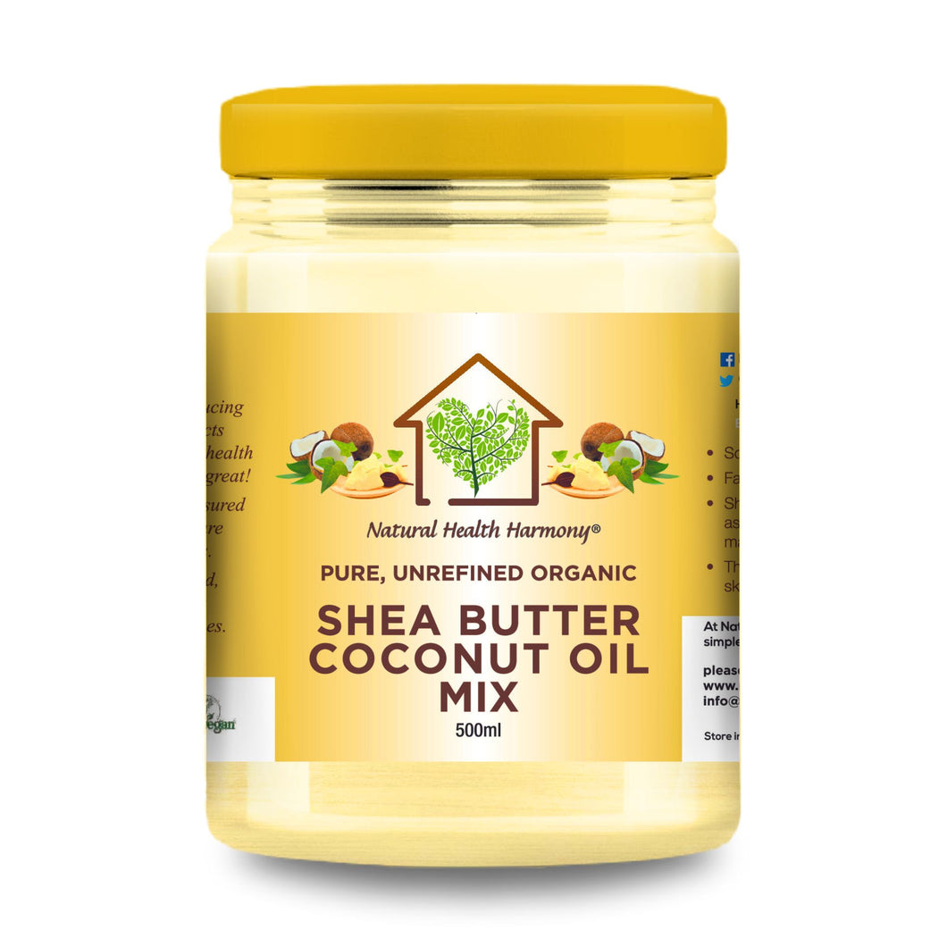 Natural Health Harmony Shea Butter Coconut Oil Mix-500ml