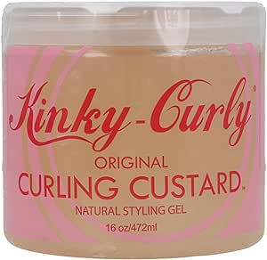 Kinky-Curly, Original Curling Custard, Natural Styling Gel, 16 oz