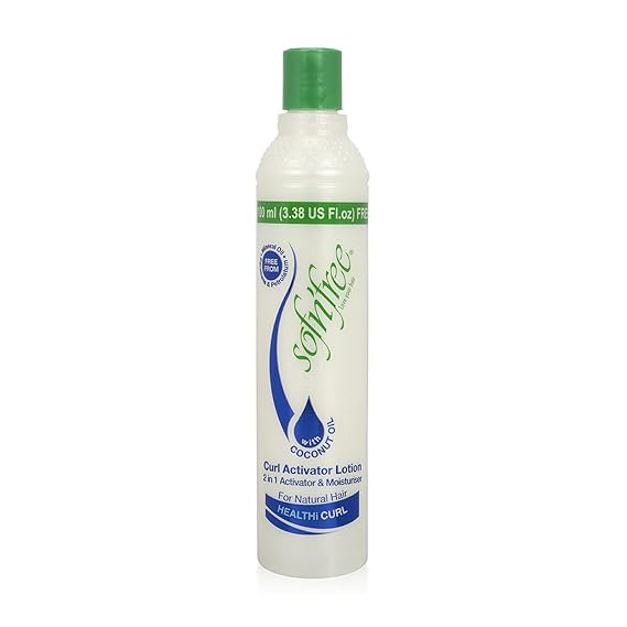 Sofn'Free 2 in 1 Curl Activator Lotion with Vitamin E and Panthenol 3.3oz