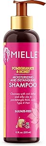 Mielle Pomegranate & Honey Moisturising Detangling Sulphate-Free Shampoo 12oz