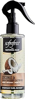 Sofnfree For Natural Hair Curl Refresher with Jamaican Black Castor Oil 8.12oz