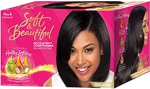 Soft & Beautiful No Lye Ultimate Conditioning Relaxer System 1 Application - Regular