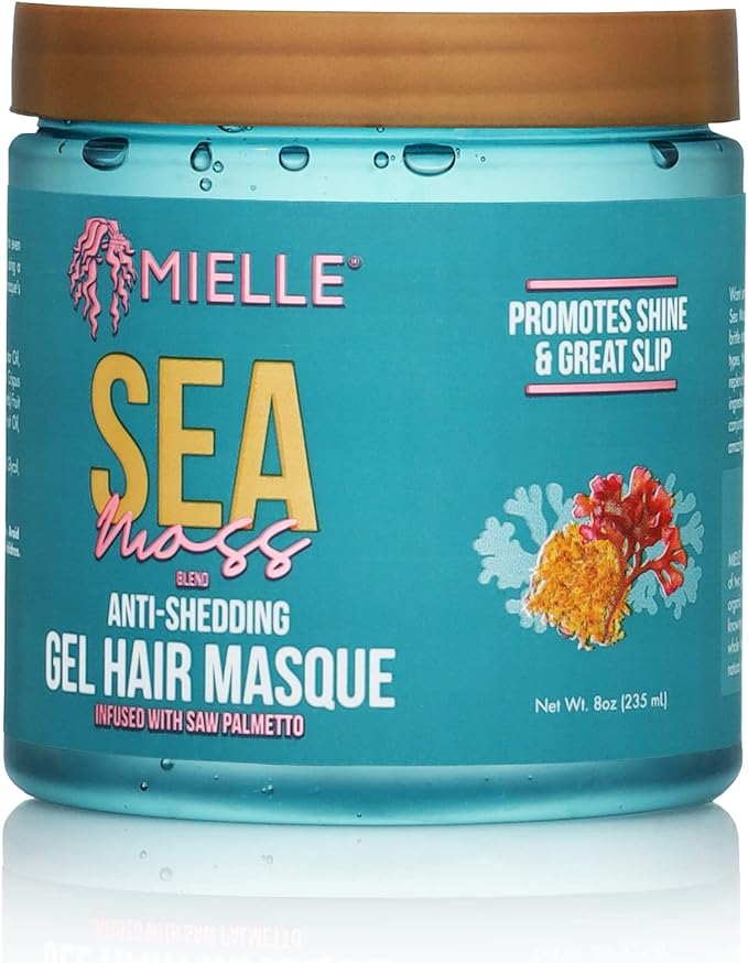 Mielle / Sea Moss / Anti-Shedding Gel Hair Masque 8oz