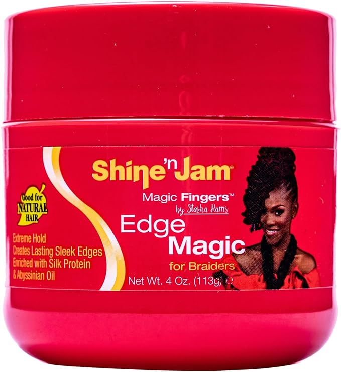 Shine-n-Jam Magic Fingers Edge Magic for Braiders- 4oz, 8oz and 16oz