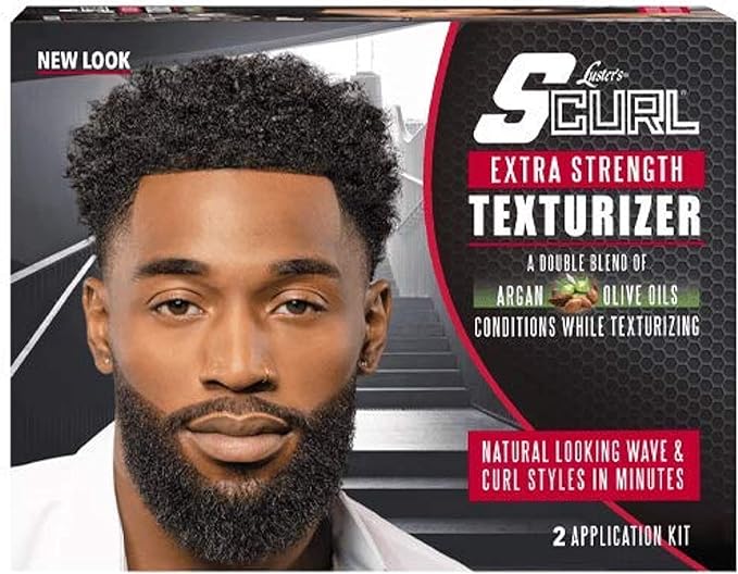 Luster's scurl Texturizer Extra Strength for men 2 applications
