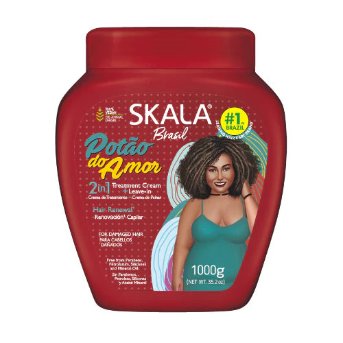 SKALA BRASIL - Potao Do Amor 2 in 1 Hair Treatment Cream and Leave-in Conditioner 35.2oz/1000g