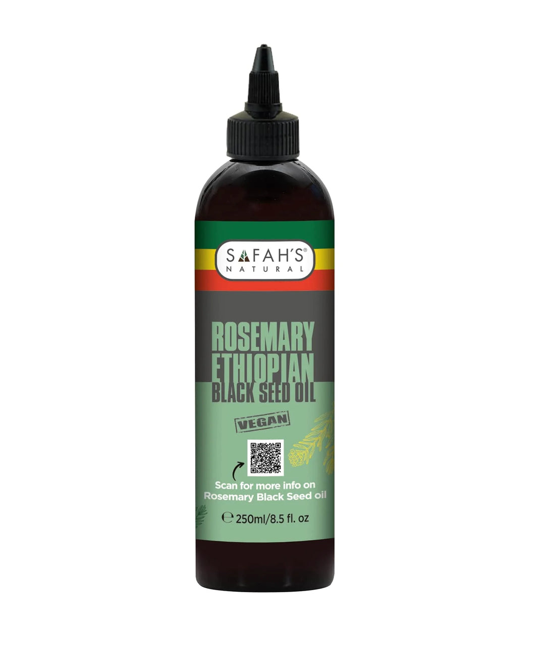 Safah's Natural Rosemary Ethiopian Black Seed Oil 8.5oz/250ml