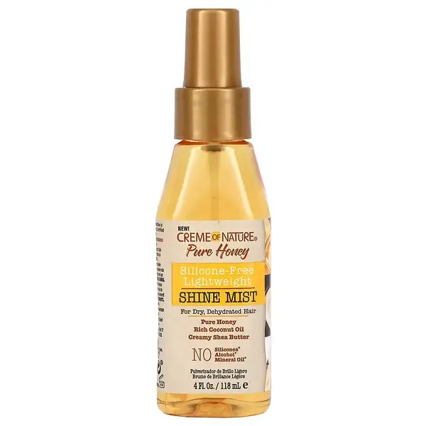 Creme of nature-Pure honey-silicone-free Lightweight Shine mist 4oz/118ml