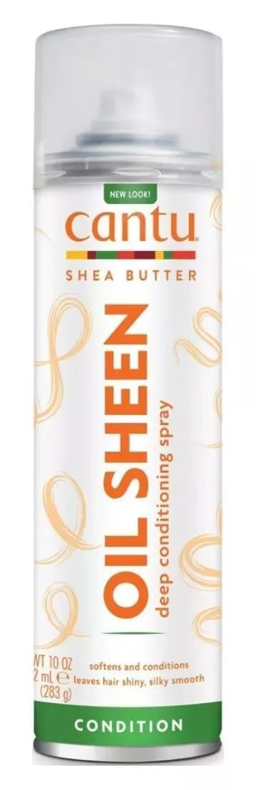 Cantu Oil Sheen Deep Conditioning Spray with Shea Butter 10 Oz/283g