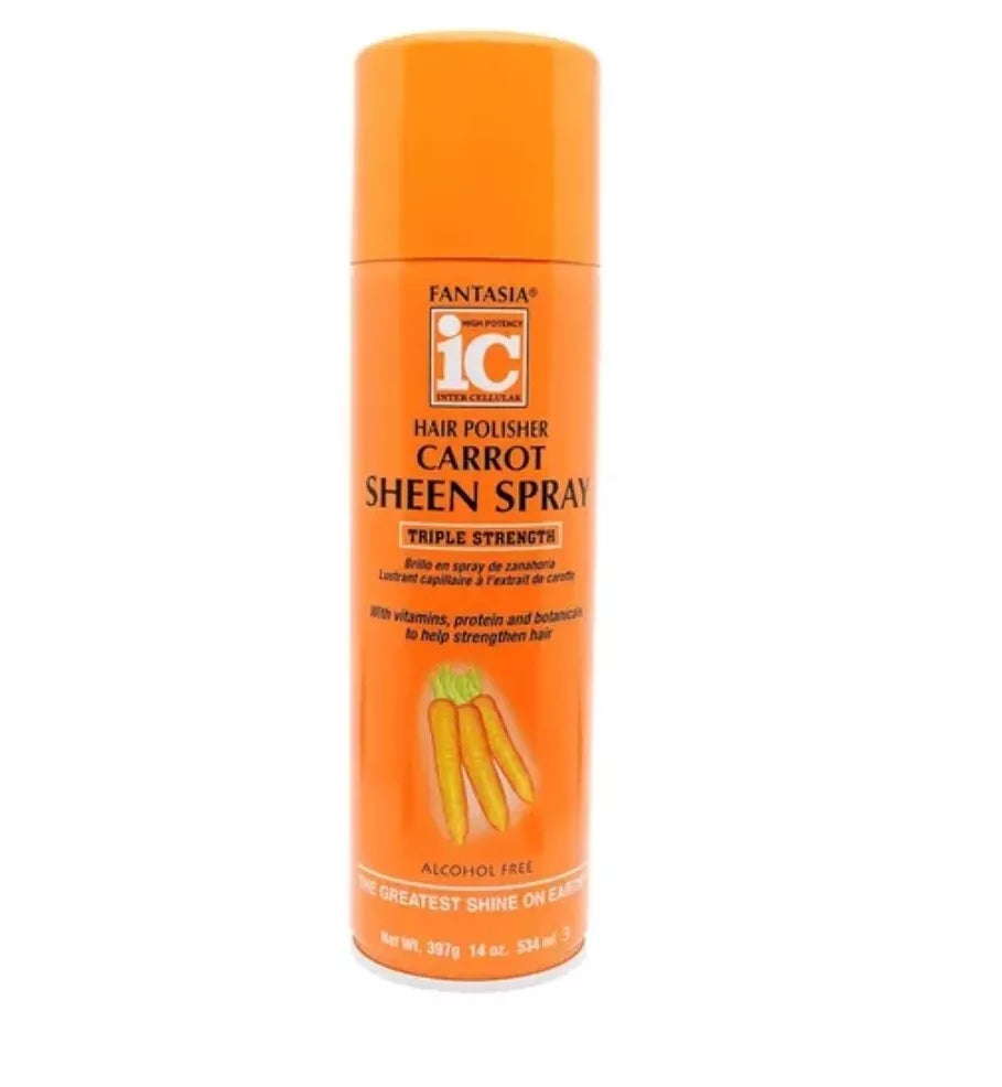 Fantasia IC Hair Polisher Carrot Sheen Spray Triple Strength 14oz /534ml