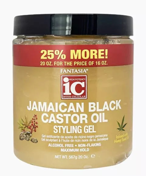 Fantasia Ic Jamaican Black Castor Oil Styling Gel 20oz/567g
