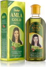 Load image into Gallery viewer, Dabur Amla Gold Hair Oil - 10.14oz or 300ml and 6.76oz or 200ml

