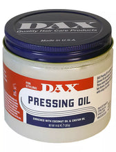 Load image into Gallery viewer, DAX Pressing Oil Enriched with Coconut Oil &amp; Castor Oil 14oz /397g or 7.5oz/213g
