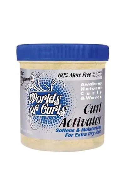 World of Curls Curl Activator for Softens & Smooth For Extra Dry Hair - 16.2oz/32oz