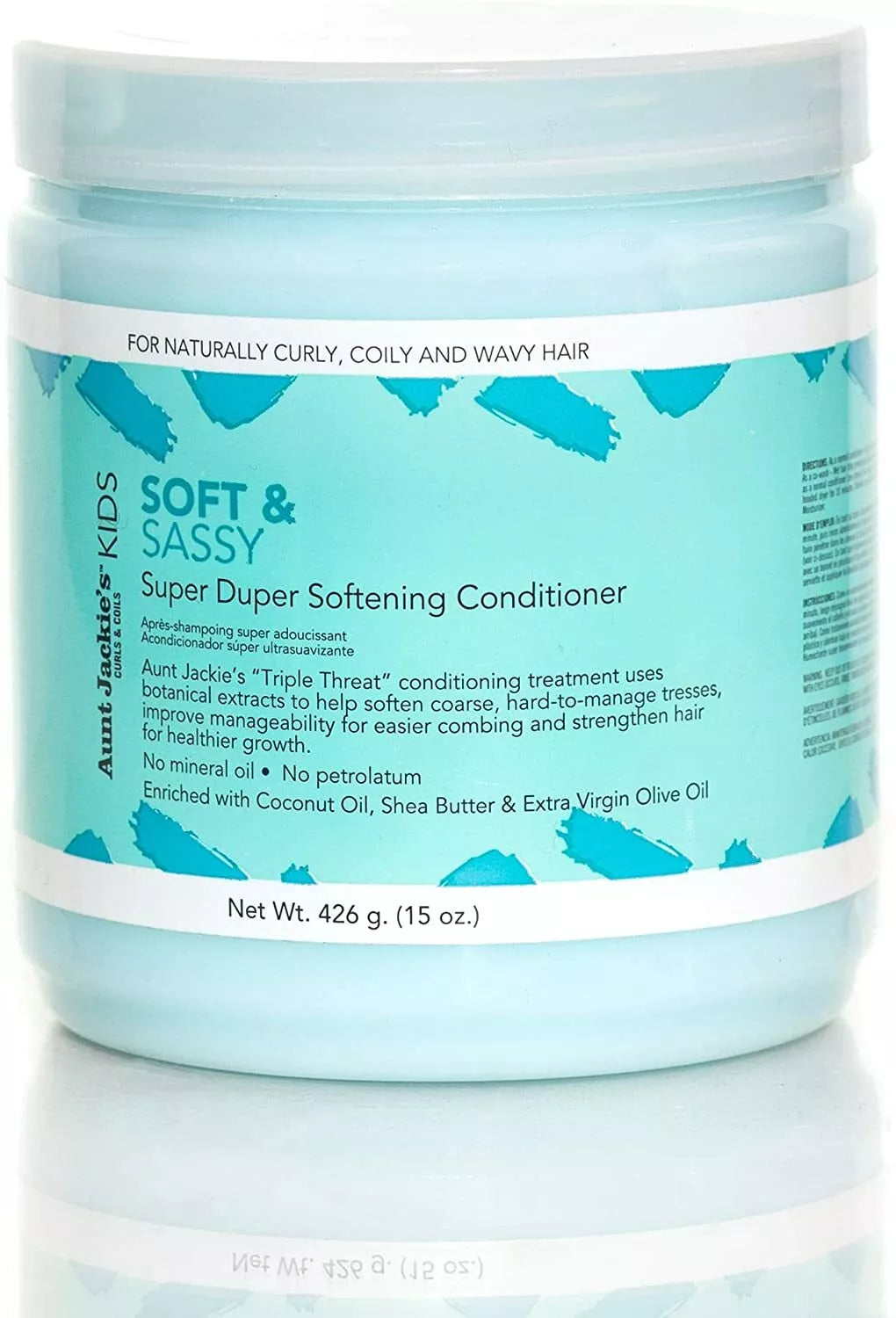 Aunt Jackie's Kids Soft & Sassy Super Duper Softening Conditioner 15oz/426g