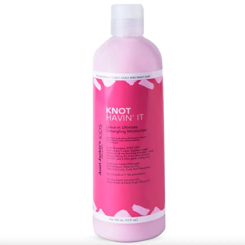 Aunt Jackie's Kids Knot Havin' It Leave-In Ultimate Detangling Moisturizer 12 oz/355ml