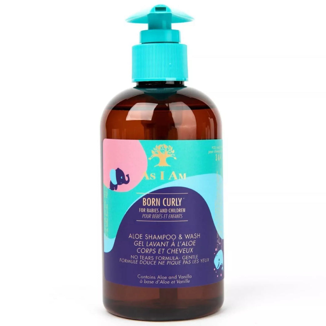 As I Am Born Curly Aloe Shampoo & Wash - 8oz/240ml