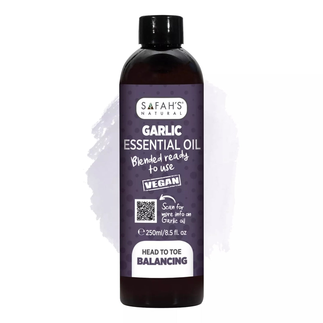 Safah's Natural Blended Garlic Essential Oil 8.5oz/250ml