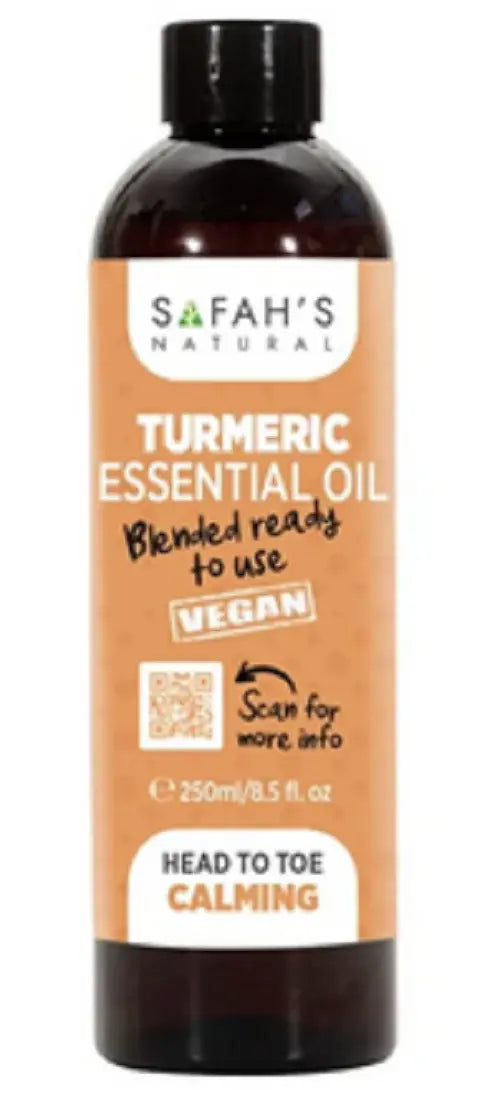 Safah's Natural Blended Turmeric Essential Oil 8.5oz/250ml