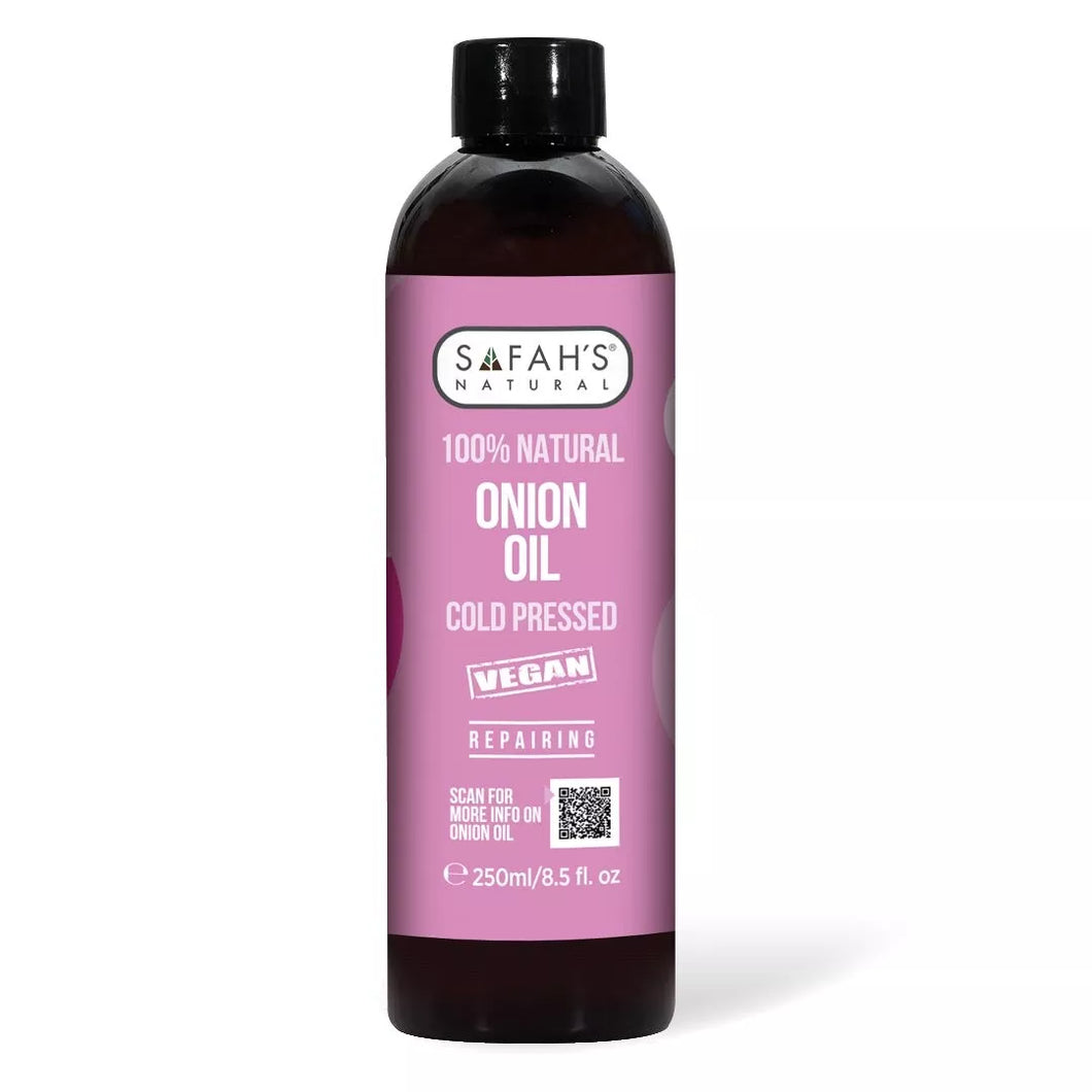 Safah's Natural Cold Pressed Onion Oil 100% Natural 8.5oz/250ml