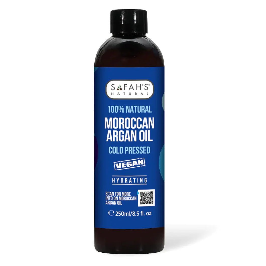 Safah's Natural Cold Pressed Moroccan Argan Oil 8.5oz/250ml