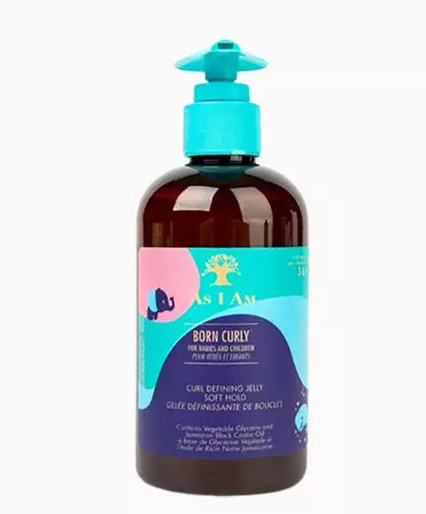 As I Am Born Curly Curl Defining Jelly Soft Hold 8oz/240ml