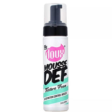 Load image into Gallery viewer, The Doux Mousse DEF Texture Foam Mousse Detangles Conditions Defines 7oz/207ml and 3.4oz/100ml
