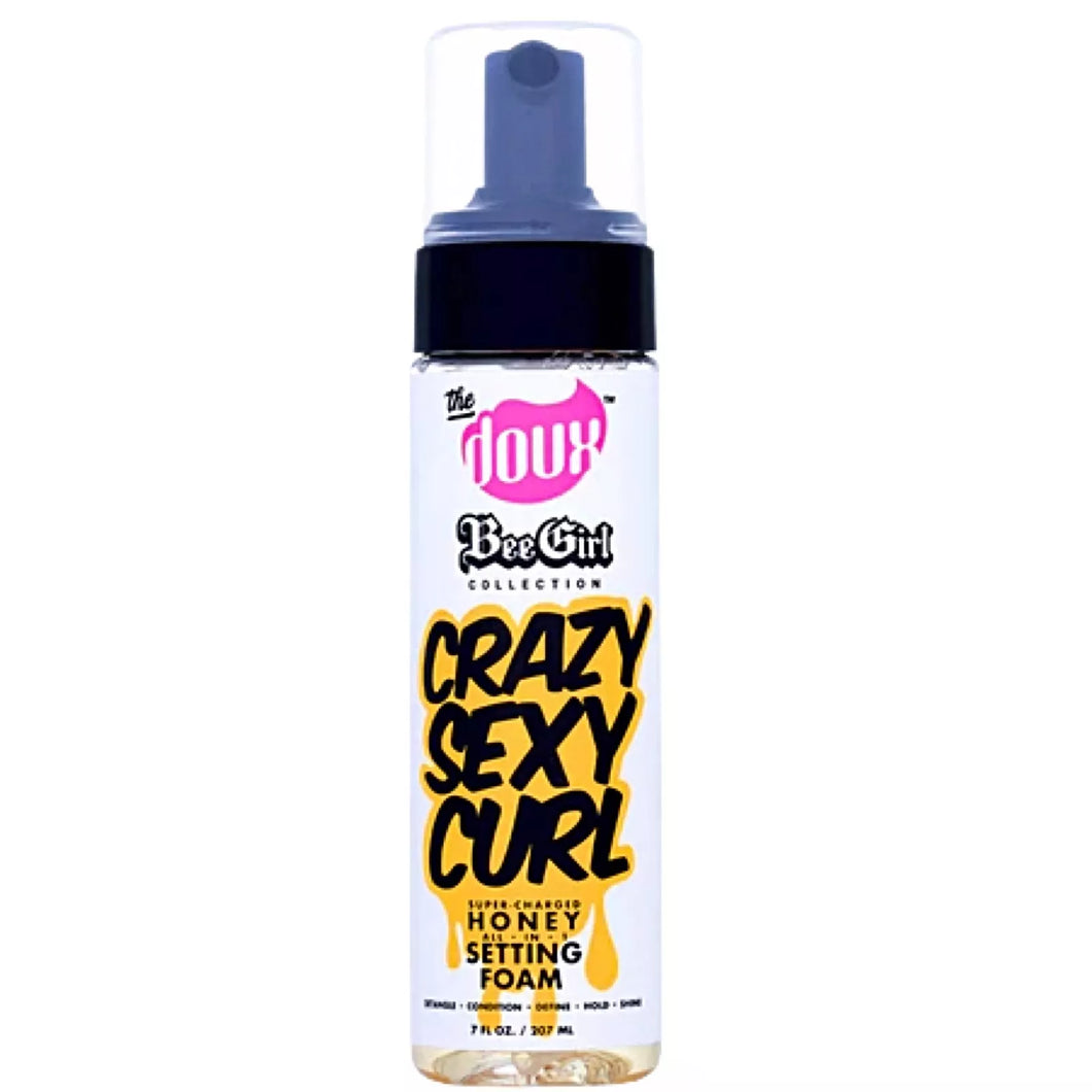 The Doux Bee Girl Collection Crazy Sexy Curl Honey Setting Foam 7oz/207ml