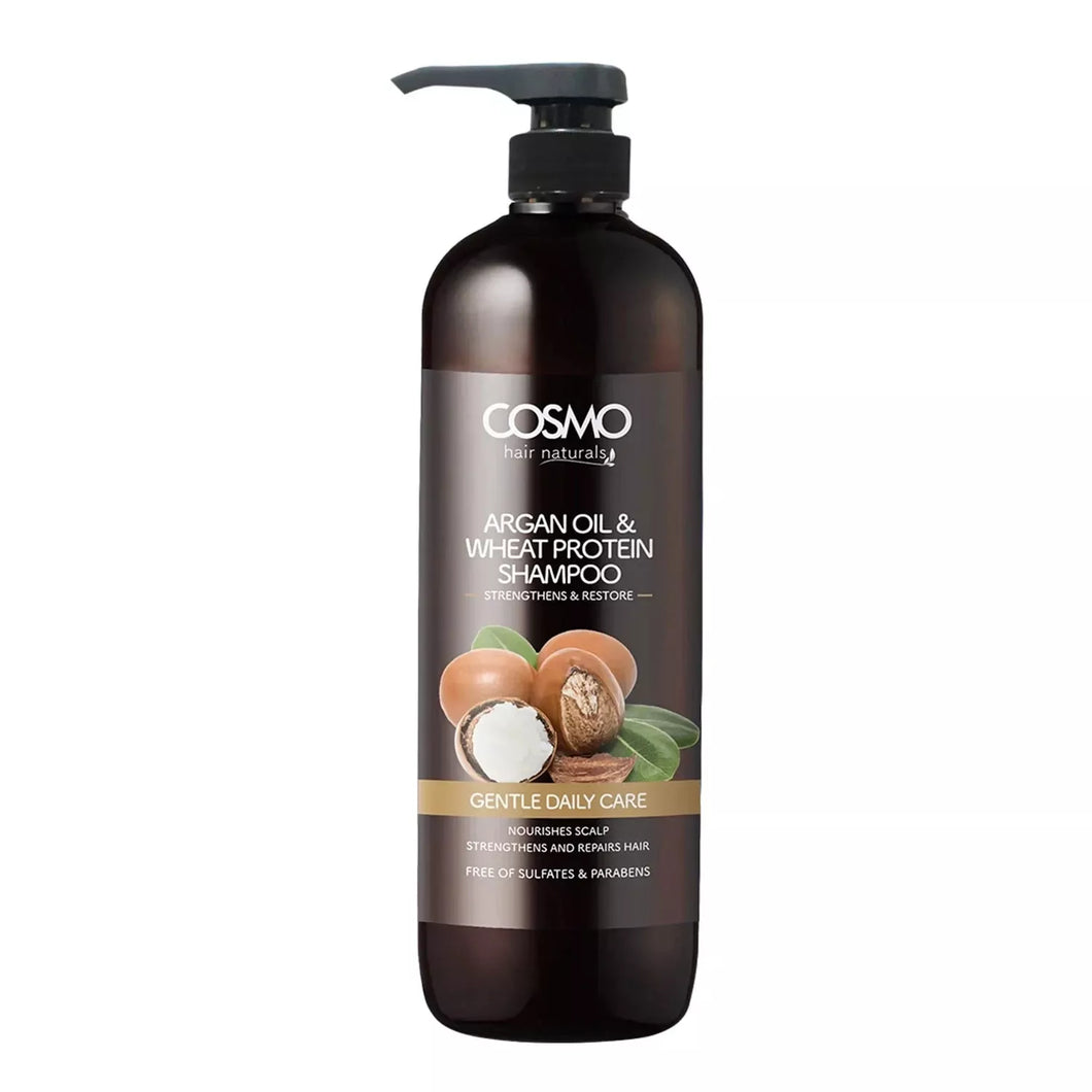 Cosmo Argan Oil & Wheat Protein Shampoo- 33.8oz/1000ml