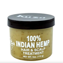 Load image into Gallery viewer, Kuza 100% Indian Hemp Hair and Scalp Treatment 18 oz,8oz and 4oz
