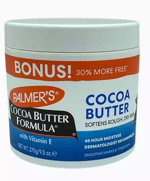 Palmers Cocoa Butter Bonus Jar 24 Hour Moisture Softens,Smoothes Dry&Rough 9.5oz and 3.5oz