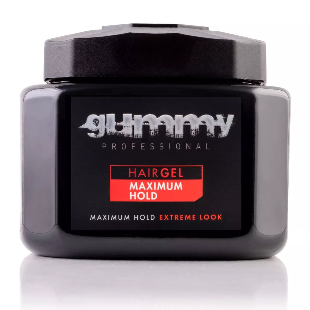 Gummy Professional Hair Gel, Maximum Hold & Extreme Look 23.67oz/700ml and 16.9oz/500ml