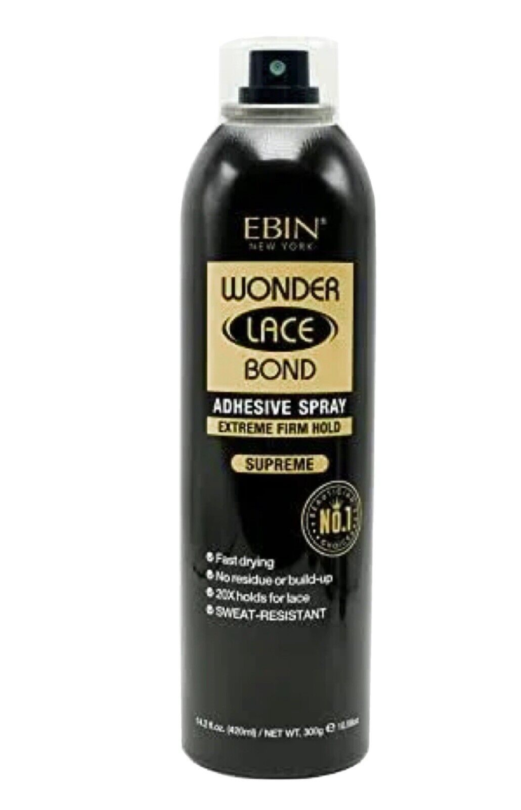 EBIN Wonder Lace Bond Adhesive Spray -Extreme Mega Hold Supreme 300ml / 10.58oz