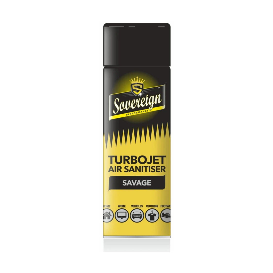 Sovereign Turbojet Air Freshener Sanitiser500ml(Any 3 Air Freshner for £10)and £3.99 each