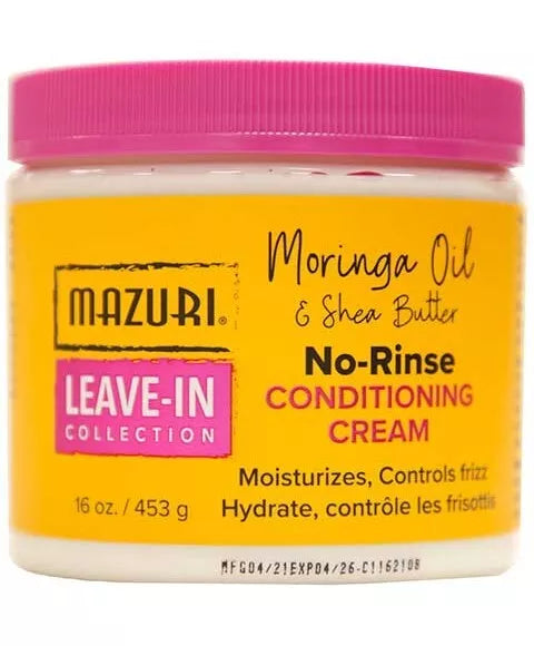 Mazuri Leave In Collection No Rinse Conditioning Cream 160z/453ml