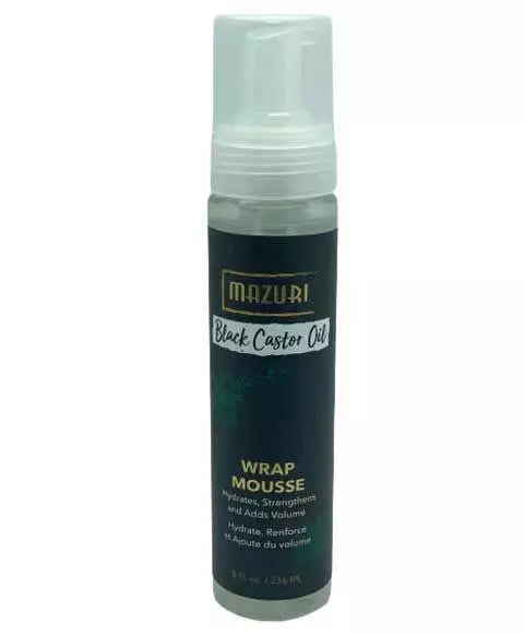 Mazuri Black Castor Oil Wrap Mousse 8oz/236ml