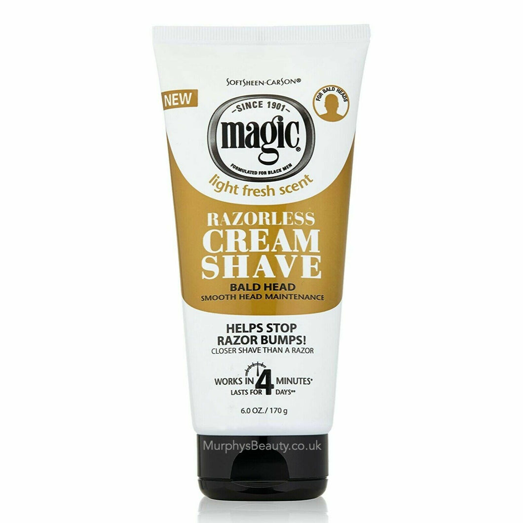 SoftSheen-Carson | Magic | Razorless Cream Shave Bald Head 6oz/170g