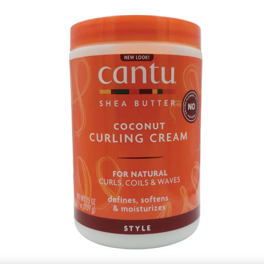 Cantu Shea Butter for Natural Hair Coconut Curling Cream 25oz 709g