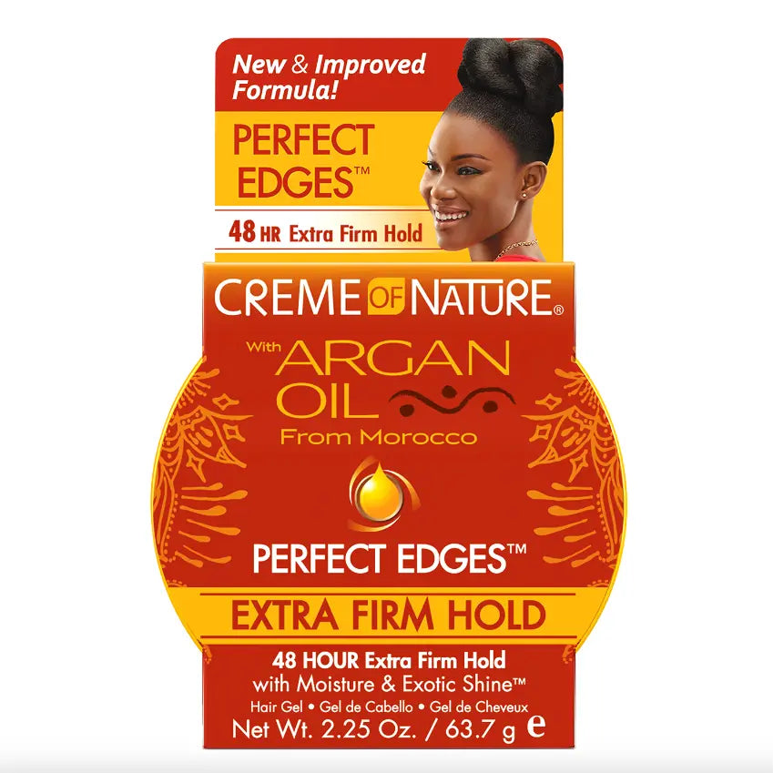 Creme Of Nature With Argan Oil From Morocco Perfect Edges Extra Firm Hold 2.25 Oz/63.7oz