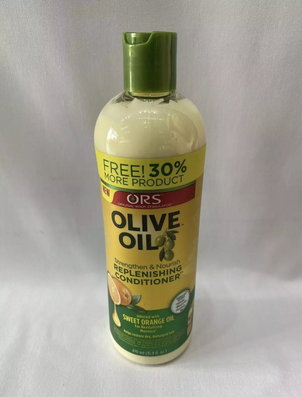 ORS Olive Oil Strengthen & Nourish Replenishing Conditioner 30% More Product 15.9/470 ml